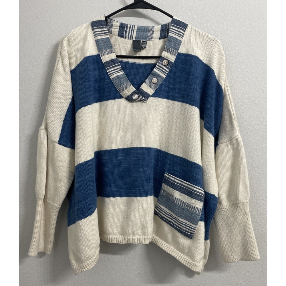 Shannon Passero Crop Detailed V-Neck Sweater‎ -Size Large